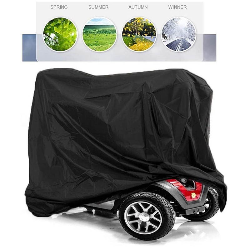 Tout Usage Housse Tondeuse Housse Pvc Polyester ImpermÃ©Able 140x6x91cm Noir