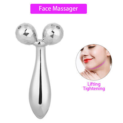 Portable 3D Roller Face Massager Face Lifting Firming Tool Face Body Slimmin BOO