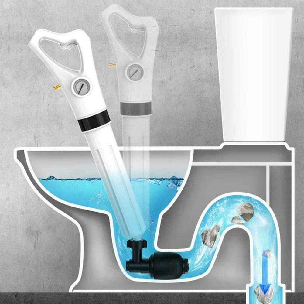 Hohe Air Drain Blaster Clog Dredge Verstopfte Entferner Toilette Kolben B3R5