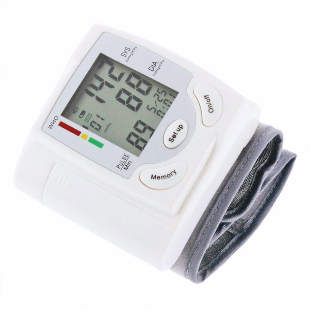 Health Care Arm Meter Pulse Wrist Blood Pressure Monitor Sphygmomanometer H2