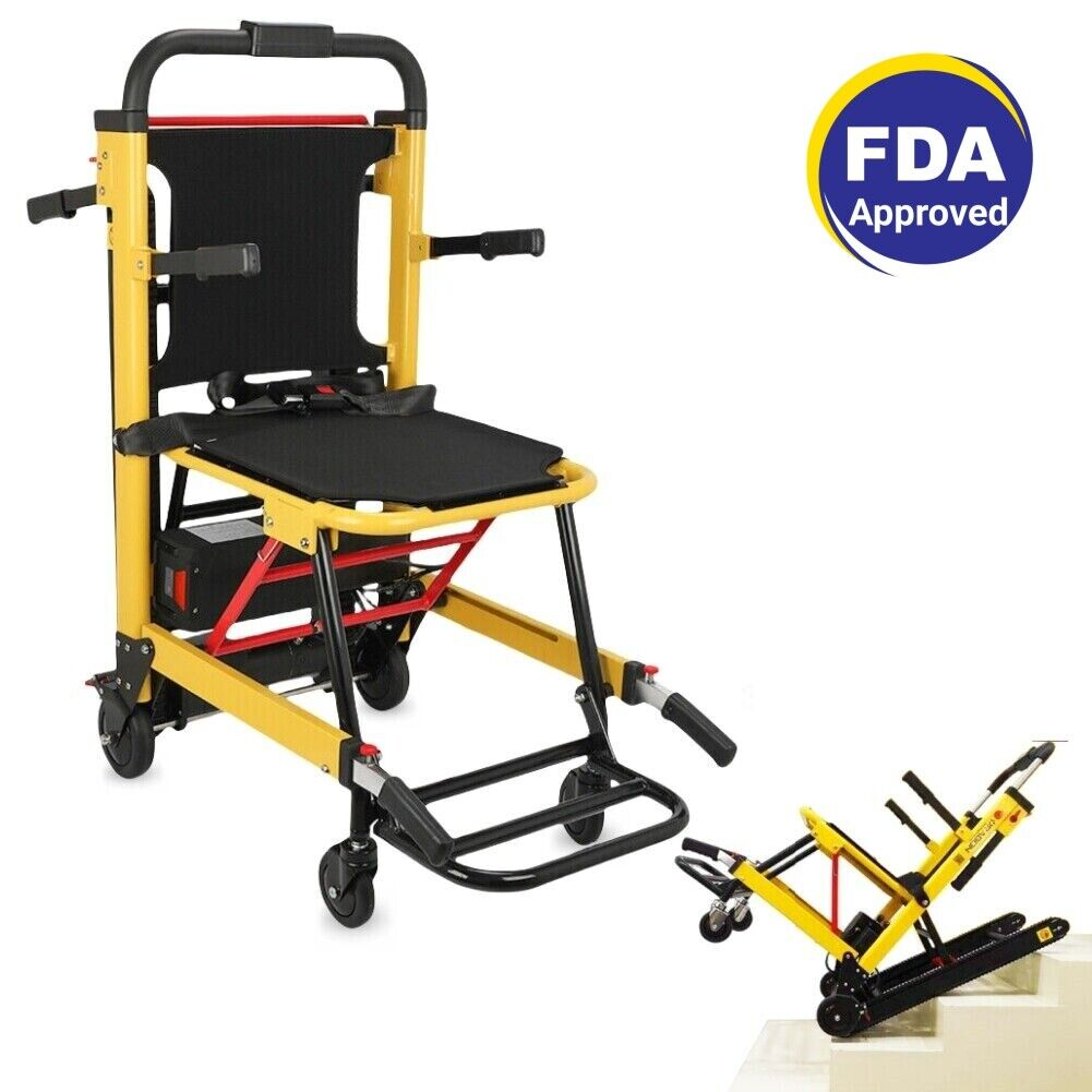 Motorized Climbing Wheelchair Power Stair Lifting Chair Elevator Disabled Adults