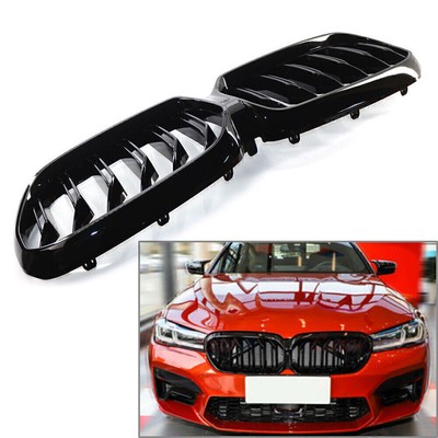 Glossy Black Front Kidney Grille Grill 51129852169 Fit BMW G30 G31 LCI 2021 2022