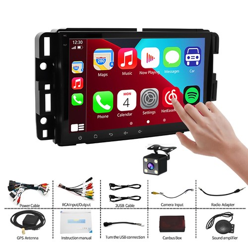 8" Android 13 Carplay For 2008-2012 Chevrolet Malibu Car Stereo Radio GPS Navi