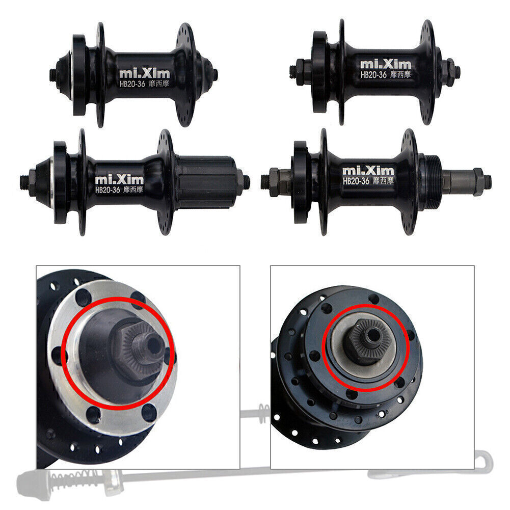 32/36H MTB Mountain Bike Disc-brake Ball-bearing Threaded/Ca