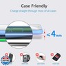 Yootech Wireless Charger,10W Max Fast Wireless Charging Pad Compatible with iPhone 16e/16/16 Plus/16 Pro Max/15/14/13/SE 2022/12/11/X/8,Samsung Galaxy S22/S21/S20,for AirPods Pro 2(No AC Adapter)