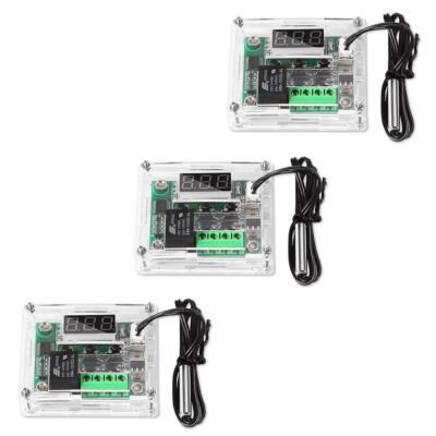 3pcs W1209 12v Dc Digital Temperature Controller Board With 10a Onechannel Relay