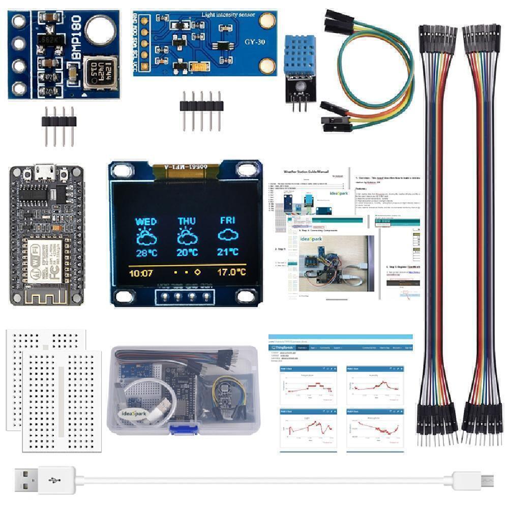 Diy Kit With 0.96 Oled Display D1 Mini Wifi Blt Module