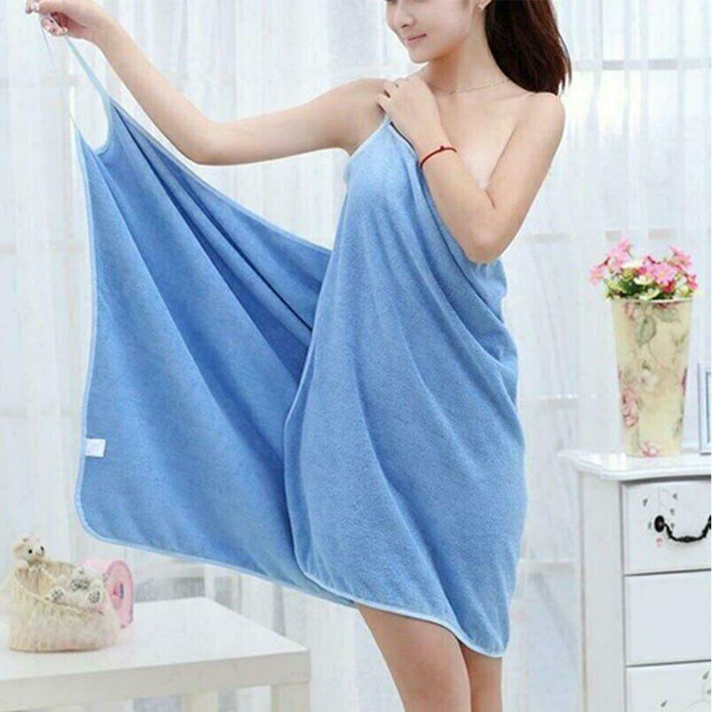 Wearable Bathrobe Swim Beach Spa Wrap Nice Fabric Night Sh I