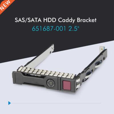 New HP G8 Gen8 G9 651687-001 2.5'' SFF SAS Tray Caddy 653955 DL380p with chip LED
