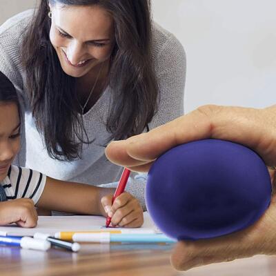 Anti-stress Reliever Ball Stress ball Relief Adhd Arthritis Autism White M7 QXO
