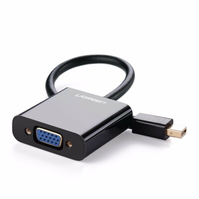Mini DP to VGA GOLD PLATED Adapter DisplayPort Apple Macbook Air Pro Thunderbolt