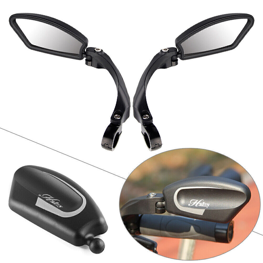 Hafny Handlebar Adjustable Bike Stainless Steel Mirror/Safe Rearview Mirror New