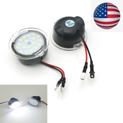 Light Kit Fit For Ford C-Max Escape Kuga Focus 2003-19 LED Side Puddle Mirror