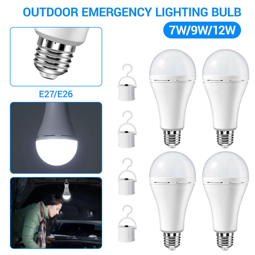 Rechargeable Led Light W/ Battery Backup Flood Bulb