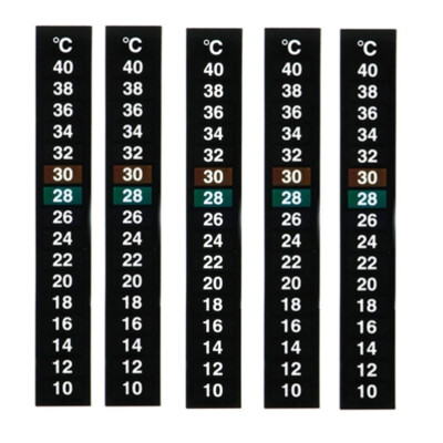 Aquarium Fish Tank Liquid Thermometer Stick-on Celsius Degree Digital LCD Strip 