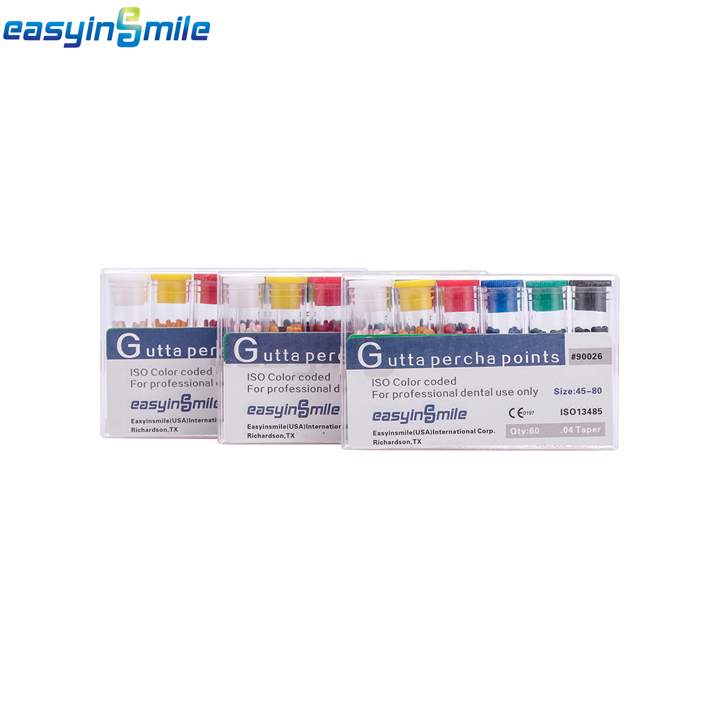 Gutta Percha Points for Dental Root Canal Endodontic Treatment .02/.04/.06 Taper
