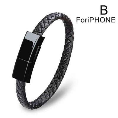 USB Charging Data Cable Mobile Phone Bracelet Wrist Straps Chargers Band H4O2
