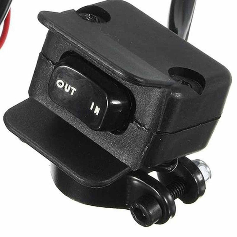 Heavy Duty ATV UTV Handlebar Winch Rocker Switch Control Line for WARN