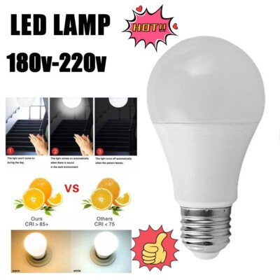 E27 LED Radar Lamp Bulb Ambient PIR Motion Sensor Lamp 7W/12W Bulb Lights Nice