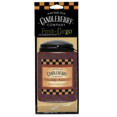 Candleberry Fresh Cargo Fine Fragrance Car Freshener - Three Pack for use in