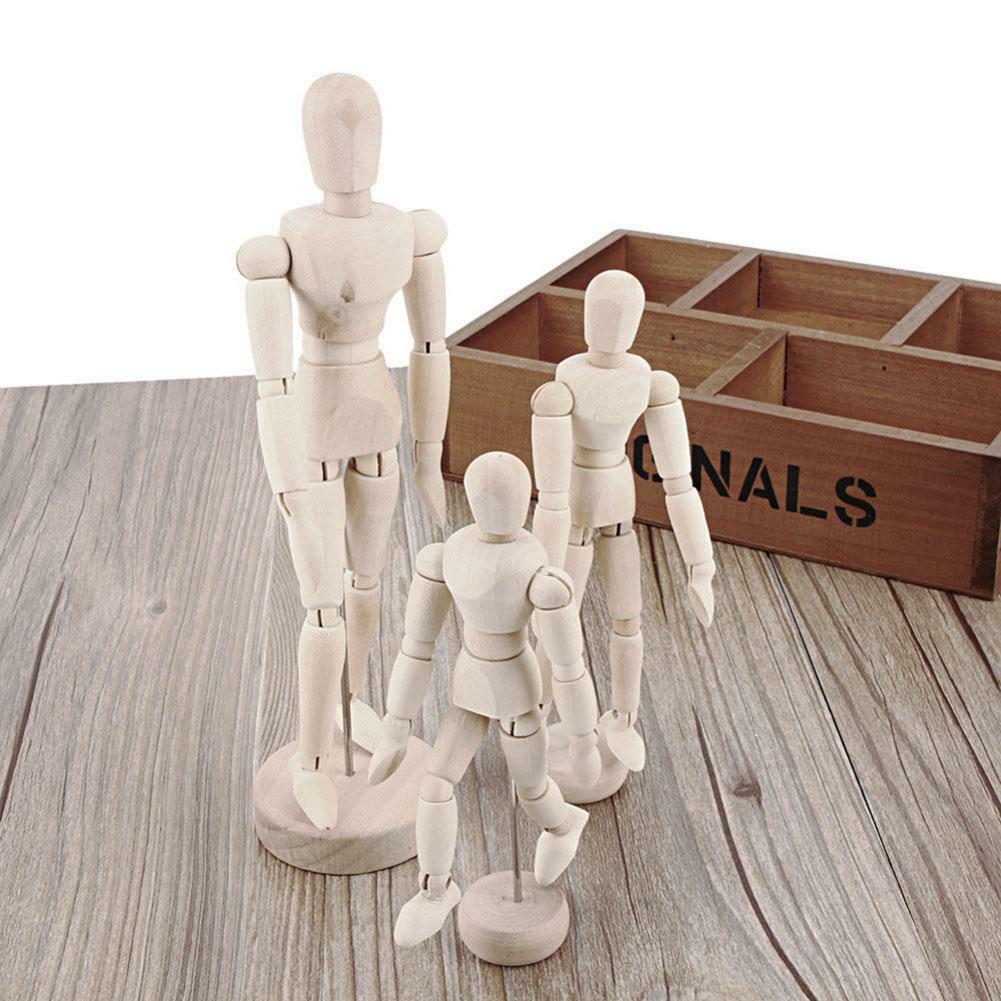 Handmade Wooden Movable Limbs Human Figure Model Artist