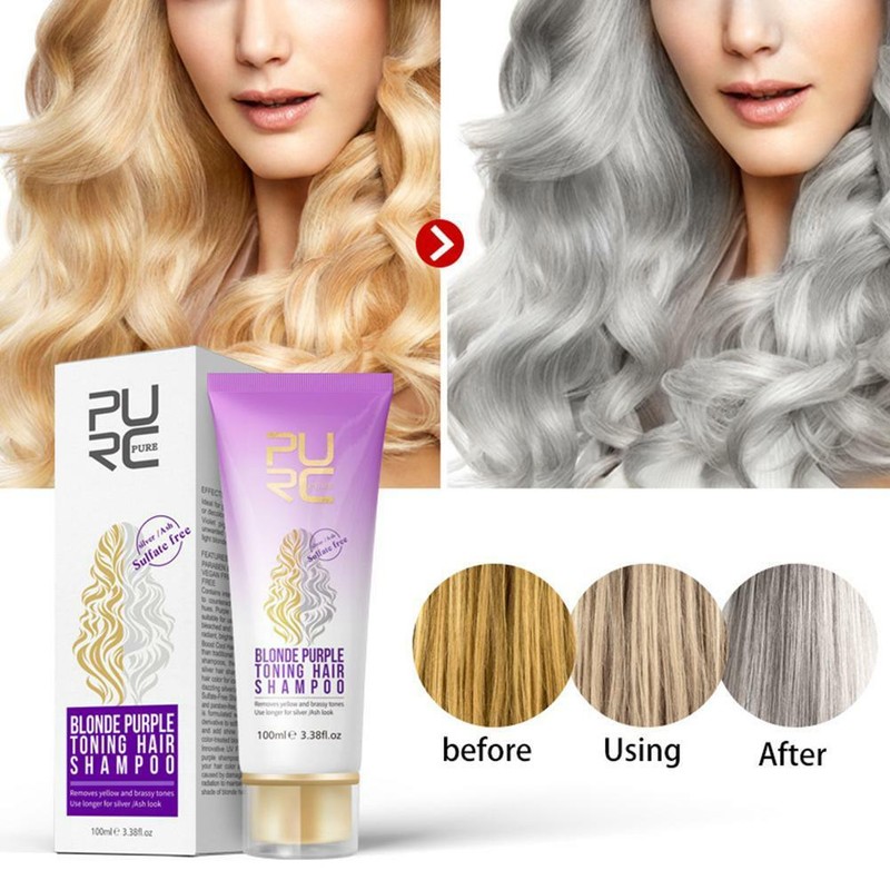 Hair Shampoo Removes Yellow And Brassy Tones Brass Away