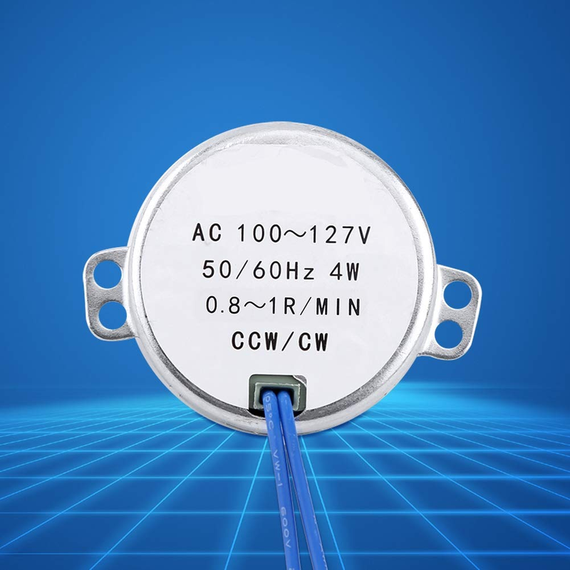 Ac 100-127V Low Noise Synchronous Motor 50/60HZ CW/CCW High Torque Permanent Mag