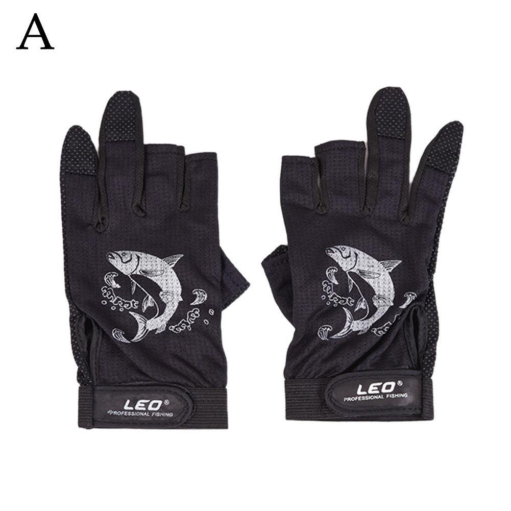 Fingerless Fishing Gloves Sun Gloves UV Protection Outdoor Unisex New
