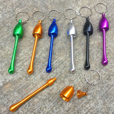 Unique Mini Smoking Pipe With Keychain Bottle Type Smoking Pipe Smoker Gift