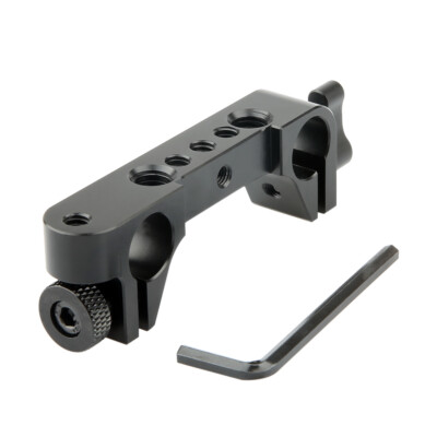 NICEYRIG 15mm Rod Clamp for DSLR Shoulder Rig Tripod Y-Lens Support