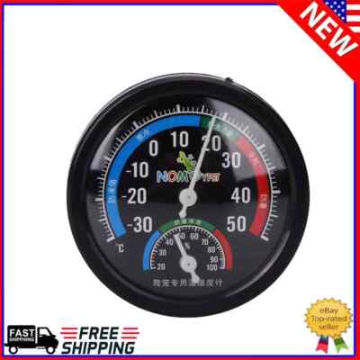 Reptile Vivarium Rearing Box Thermometer Humidity (Hygrometer) Dial Gauges