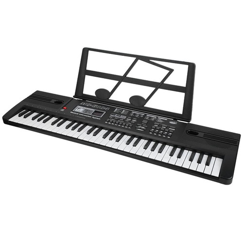 Electronic Keyboard Piano 61 Key with Music Stand Microphone For Kids/Adult USA