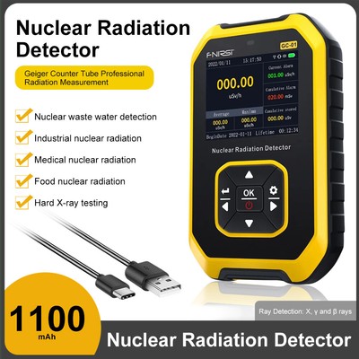 Portable Nuclear Radiation Detector GM Geiger Counter Tube β γ X-Ray Dosimeter