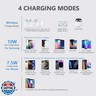 Yootech Wireless Charger,10W Max Fast Wireless Charging Pad Compatible with iPhone 16e/16/16 Plus/16 Pro Max/15/14/13/SE 2022/12/11/X/8,Samsung Galaxy S22/S21/S20,for AirPods Pro 2(No AC Adapter)