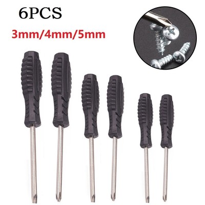 6PCS Multi-Function Precision Screwdriver for Mobile Phone Repaire Tool 3/4/5mm