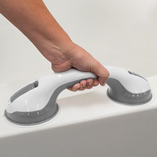 Bath Safety Suction Grip Handle Bathroom Tub Shower Toilet Hand Rail Supporter