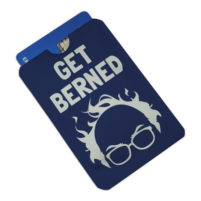 Get Berned Burned Bernie Sanders Hair Credit Card RFID Blocker Sleeves Set