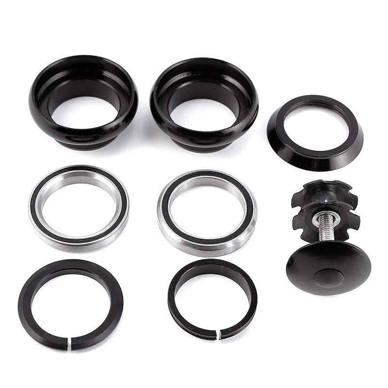 34mm 1-1/8" Threadless Sealed External Bearing Headset Fit MTB Road Bike Bicycle