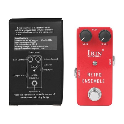 IRIN Guitar Effect Pedal Wah Distortion Overdrive Delay Reverb Compressor Pedal