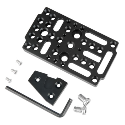 NICEYRIG Switching Cheese Easy Plate 1/4'' 3/8'' Thread w/ V-Lock Mount for Camera