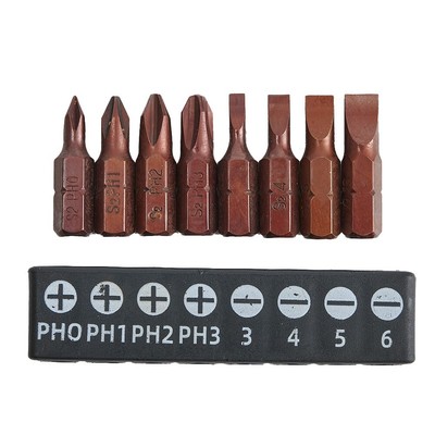 Screwdriver Bits Hand Tools Magnetic PH PH1 PH2 SL3 SL6 Screwdriver Bits