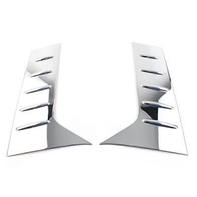 C-Pillar Mirror Plate Molding Cover Trims Chrome For Toyota Alphard 2016-2019 17