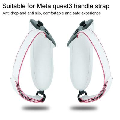 For Meta 3 VR Headset Controller Sleeve Silicone Handle Grip Cover Strap NEW.
