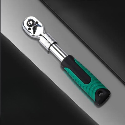 Adjustable Head Wrench 72 Tooth Ratchet Long Service Life Telescopic Adjustment