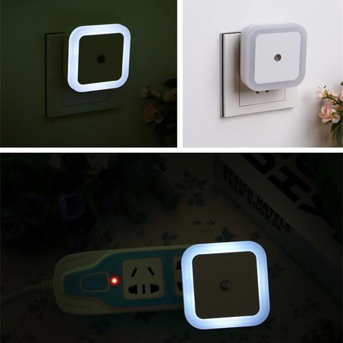 LED Nachtlicht Lampe Notlicht Sensor Licht Wand Leuchte Steckdose Baby Kinder BO