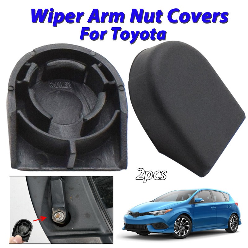2pcs For Toyota Corolla OE852920F010 Windshield Wiper Arm Nut Cover