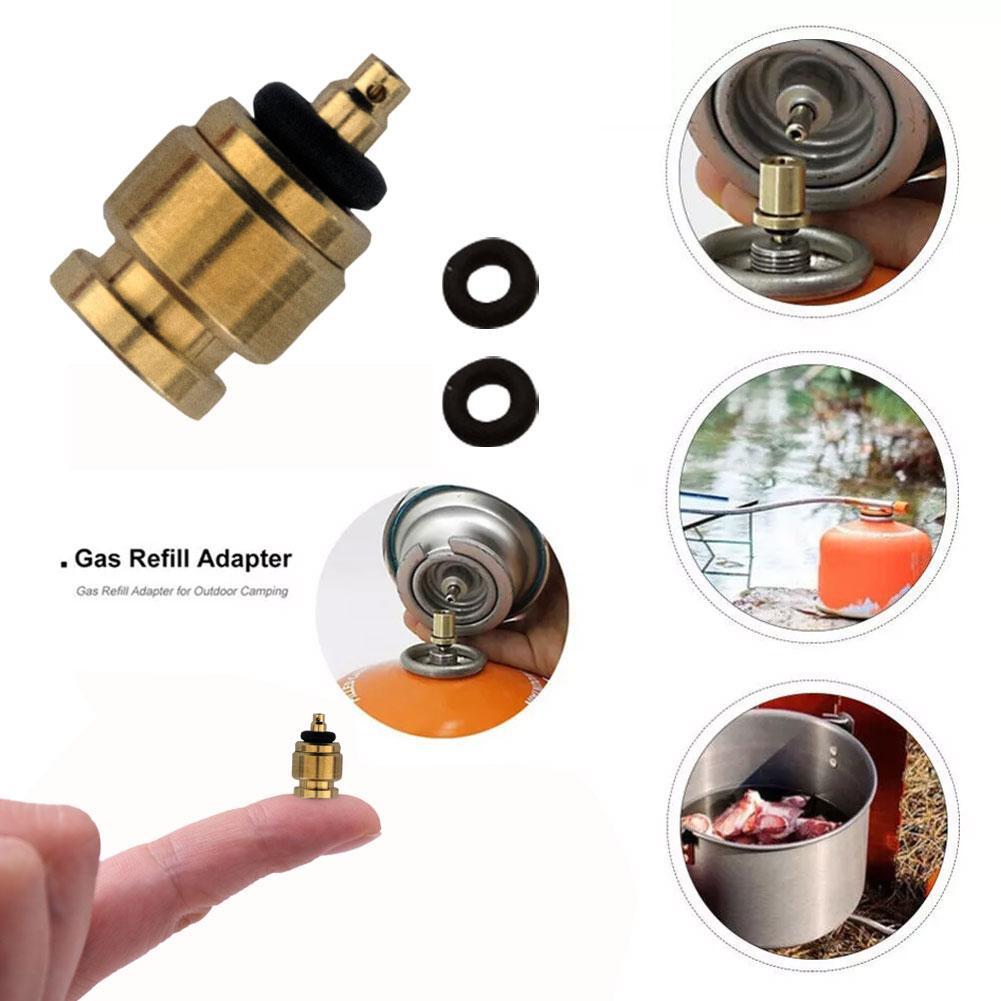 Outdoor Camping Easy to Carry Gas Refill Adapter For Stove Cylinder ...
