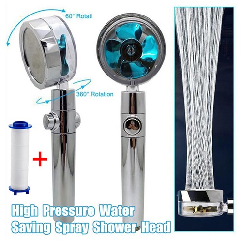 360° Rotated Rainfall Shower Head High Pressure Massage
