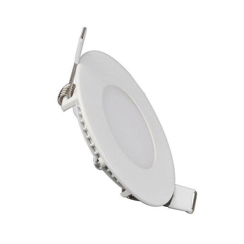 4Pcs 3W 3 Inch Ultra-Thin Round Led Panel Fixture Light Recessed Ceiling Bulbs