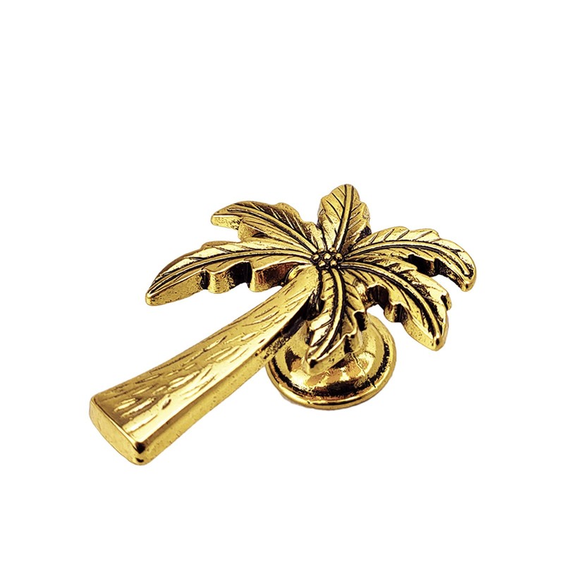 Moderne Kokosnuss Palmenform Metalllegierung Schrankkn?Pfe Schublade Dekorative